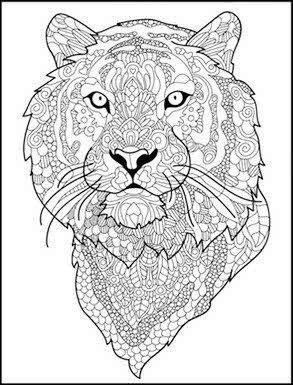 Zentangle Animal Coloring Pages