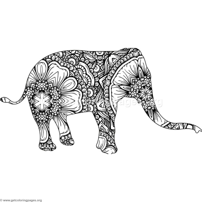 Zentangle Animal Coloring Pages at GetColorings.com | Free printable ...