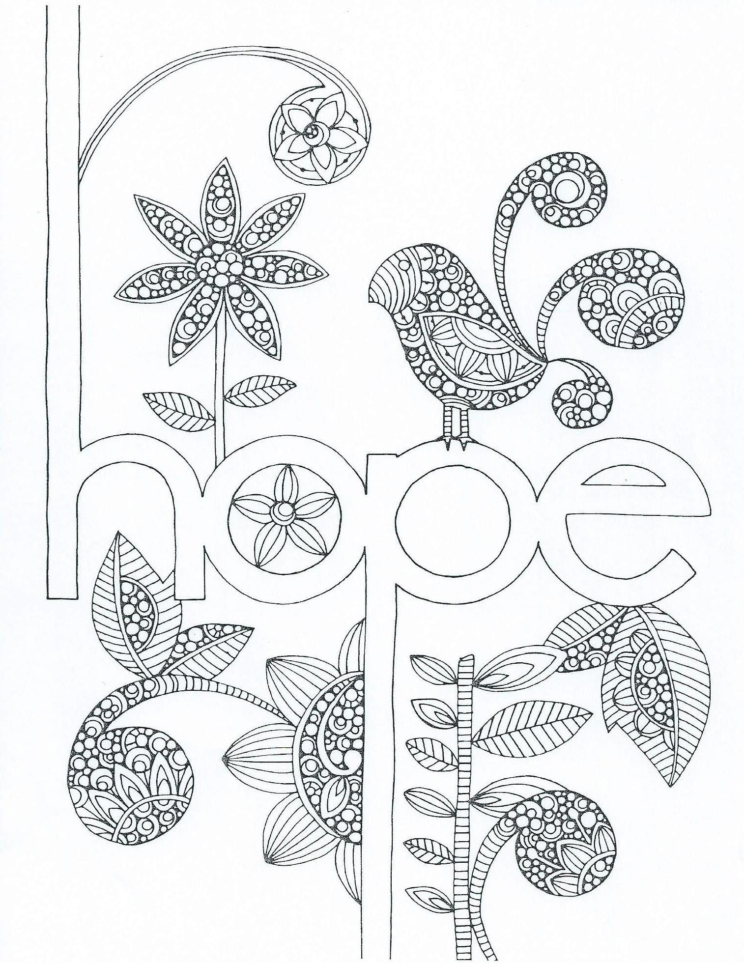 Intricate Zentangle Coloring Pages Coloring Pages