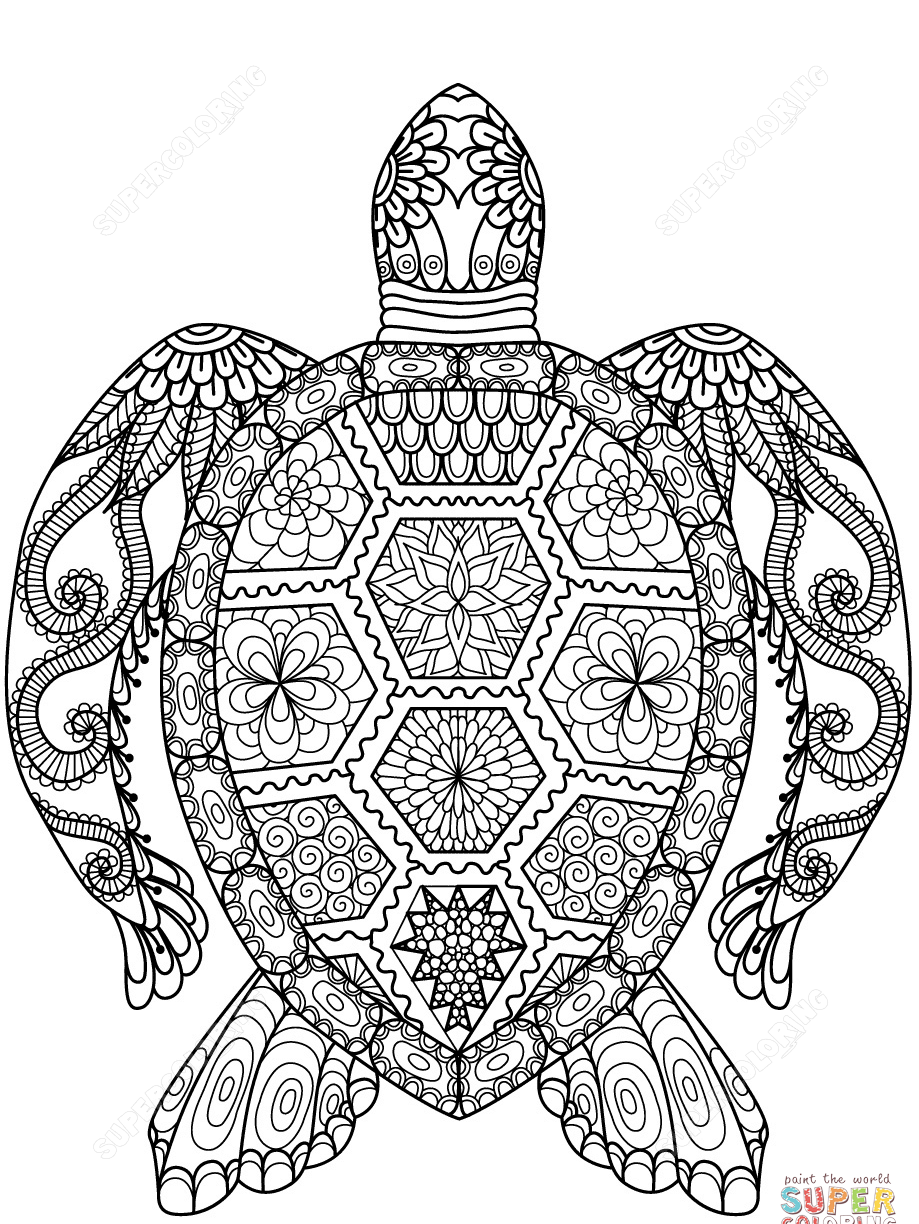 919x1224 Dragon Zentangle Coloring Page Free Printable Extreme Pages