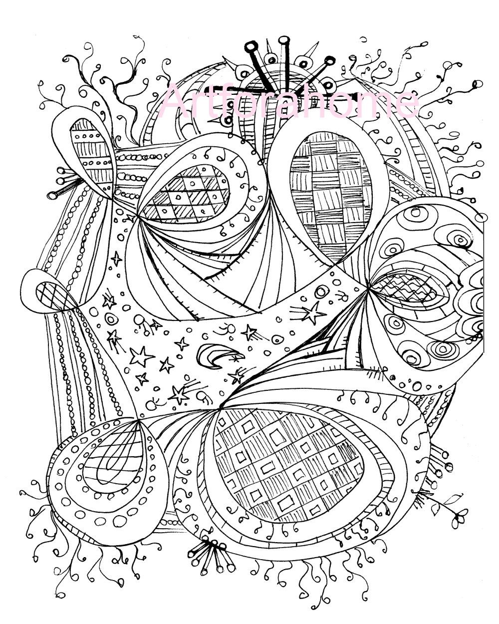 Image Detail For Zentangle Coloring Page, Printable, Download 1000x1250 Image Detail For Zentangle Coloring Page, Printable, Download