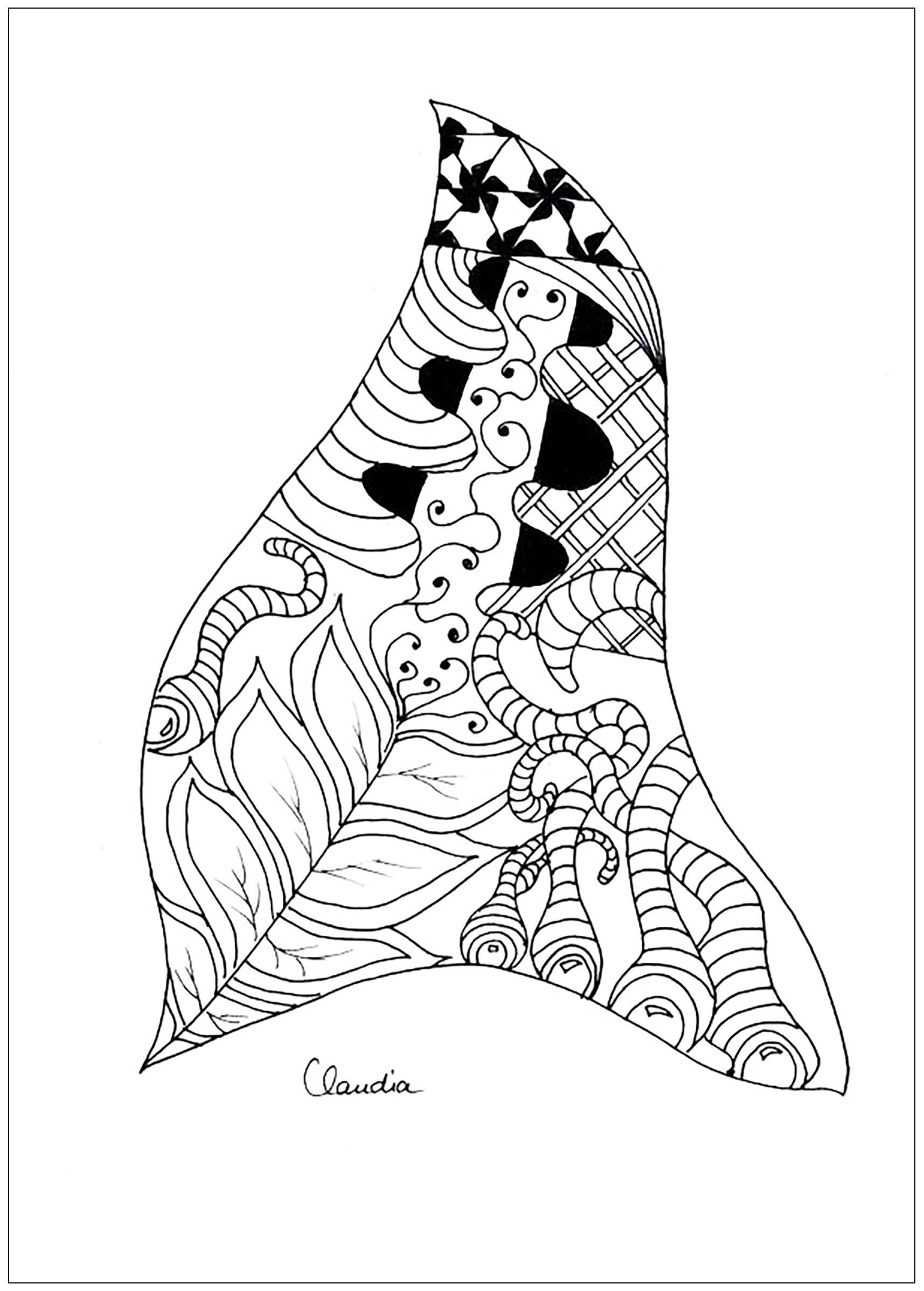 1715x2396 Zentangle Simple By Claudia 2