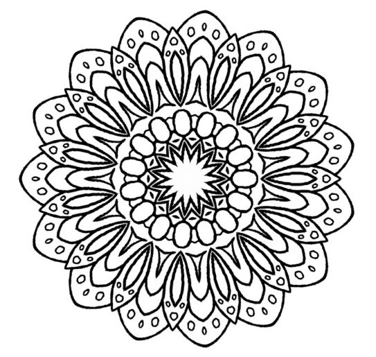 Zentangle Flowers Coloring Pages at GetColorings.com | Free printable ...