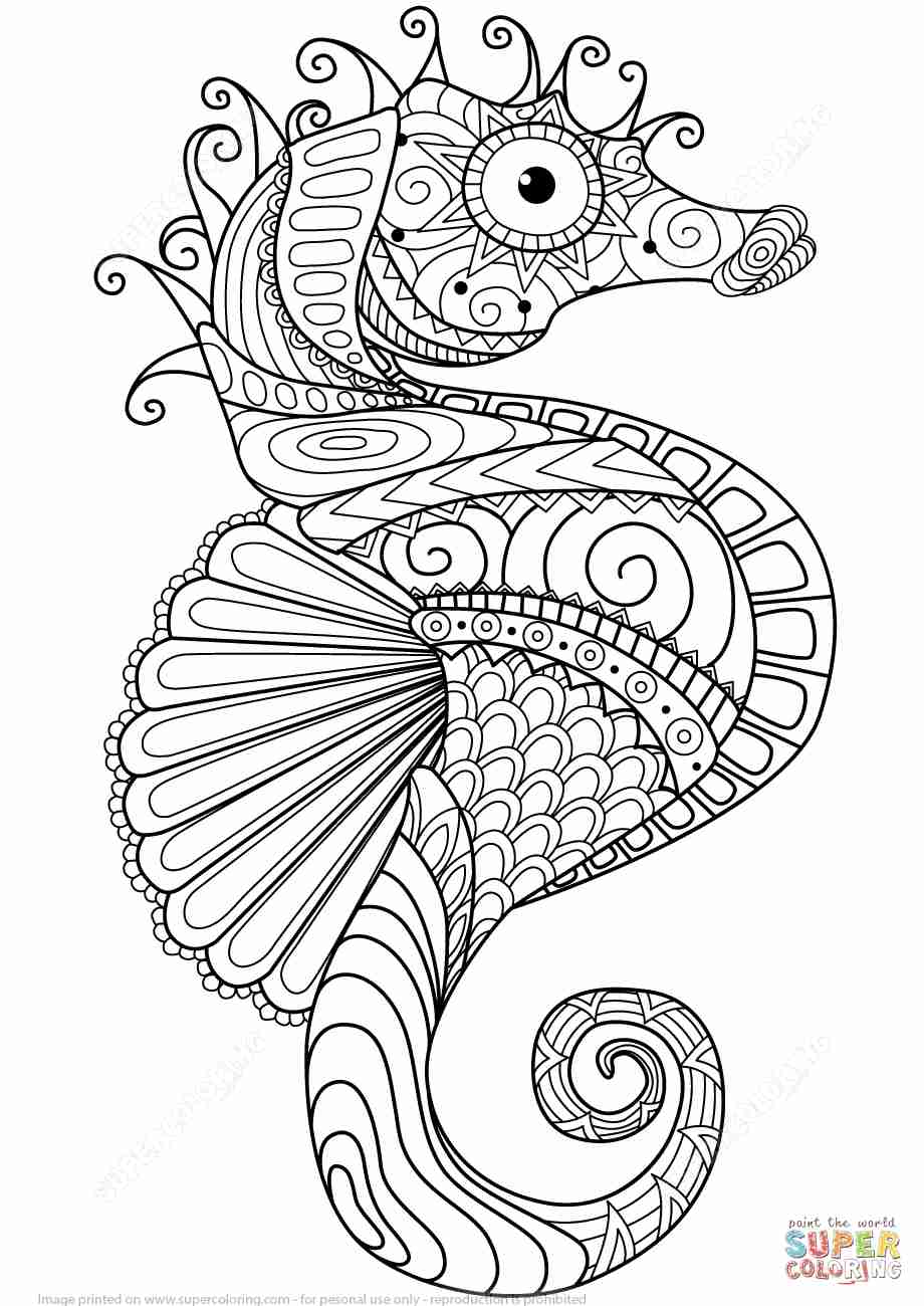 Sea Horse Coloring Page Olegratiy 920x1300 Sea Horse Coloring Page Olegratiy