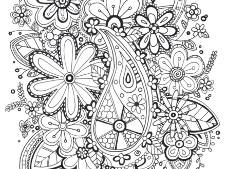 440x330 Free Zentangle Coloring Pages 45 Zentangle Patterns Coloring Pages