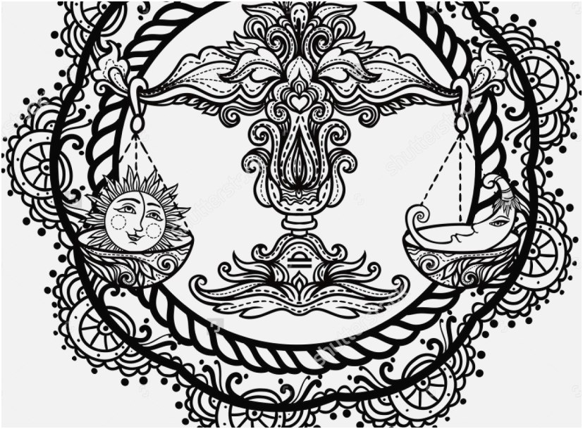 827x609 The Best Design Astrology Coloring Pages Outstanding