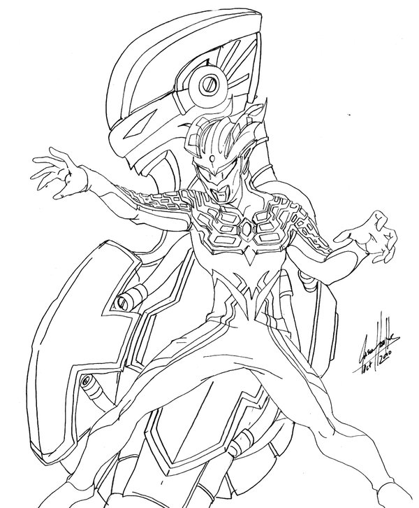Ultraman Zero Coloring Pages Sketch Coloring Page, Ultraman 600x726 Ultraman Zero Coloring Pages Sketch Coloring Page, Ultraman