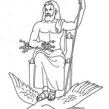 God Zeus Coloring Pages 220x220 God Zeus Coloring Pages