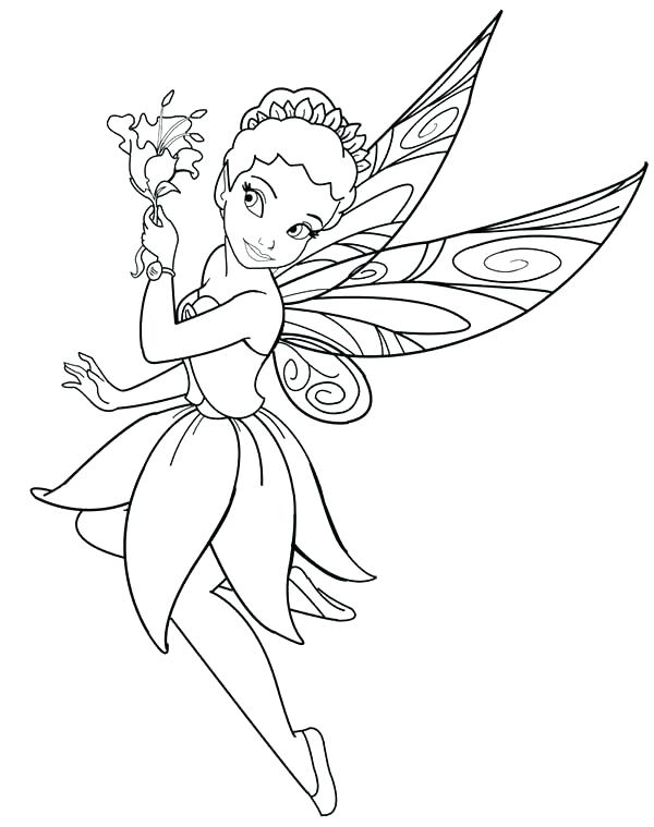 Flower Fairy Coloring Pages Fairy Color Pages Special Flower 600x759 Flower Fairy Coloring Pages Fairy Color Pages Special Flower