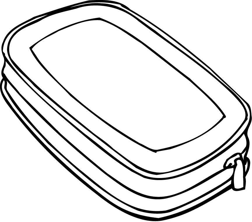 Coloring Page Of A Pencil Container With Zipper 864x762 Coloring Page Of A Pencil Container With Zipper