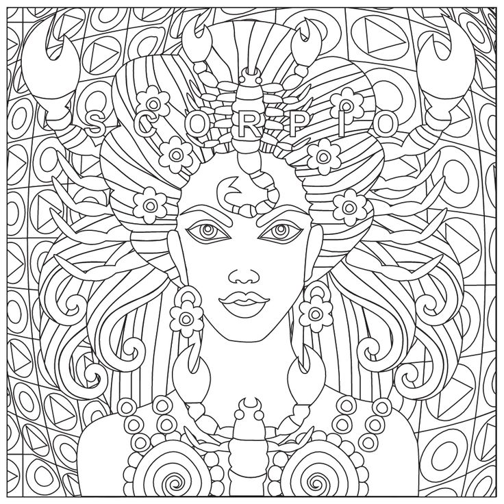 736x736 253 Best Zodiac Coloring Pages For Adults Images