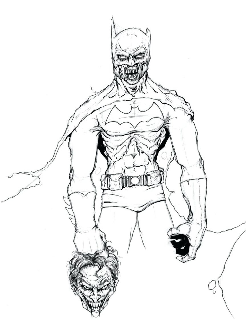 Zombie Coloring Pages
