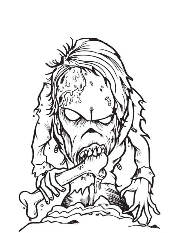 Zombie Coloring Pages For Adults 600x801 Zombie Coloring Pages For Adults