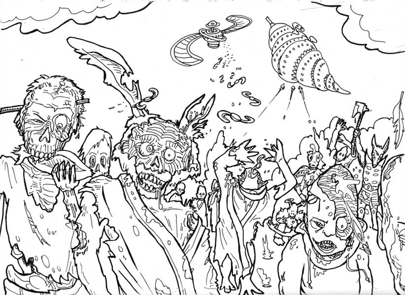 Zombie Coloring Page Free Printable Zombies Coloring Pages 822x600 Zombie Coloring Page Free Printable Zombies Coloring Pages