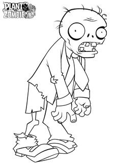 Zombie Coloring Pages For Kids