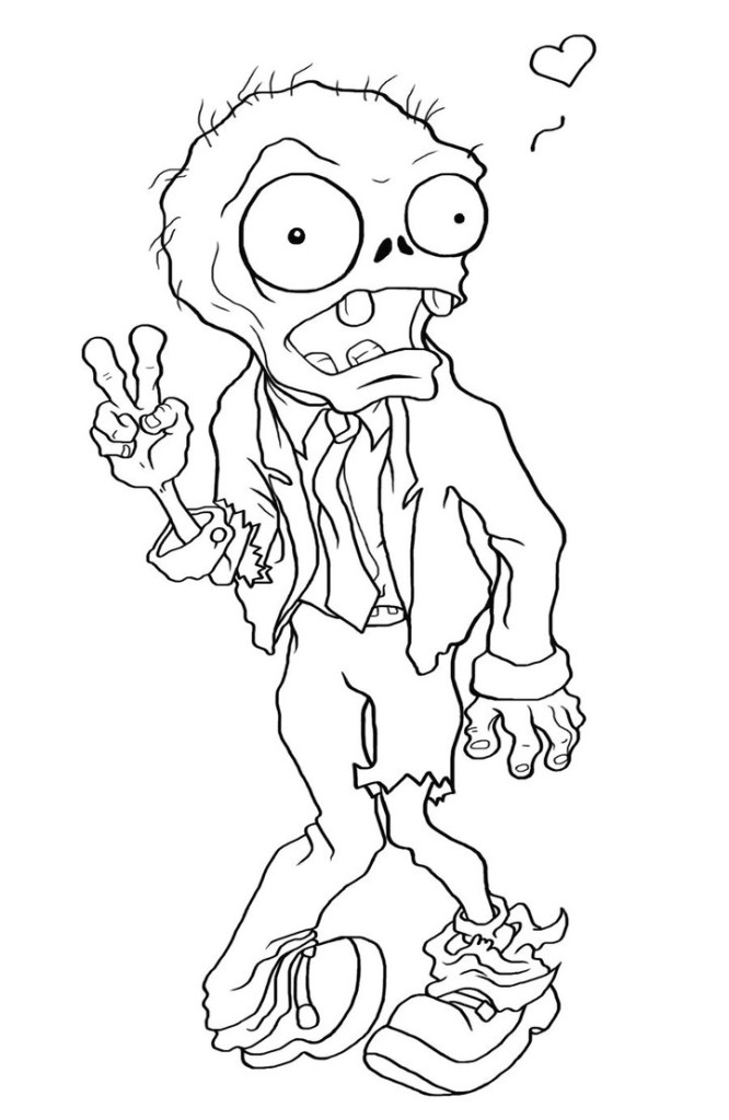 Zombie Coloring Page Free Printable Zombies Coloring Pages 666x1024 Zombie Coloring Page Free Printable Zombies Coloring Pages