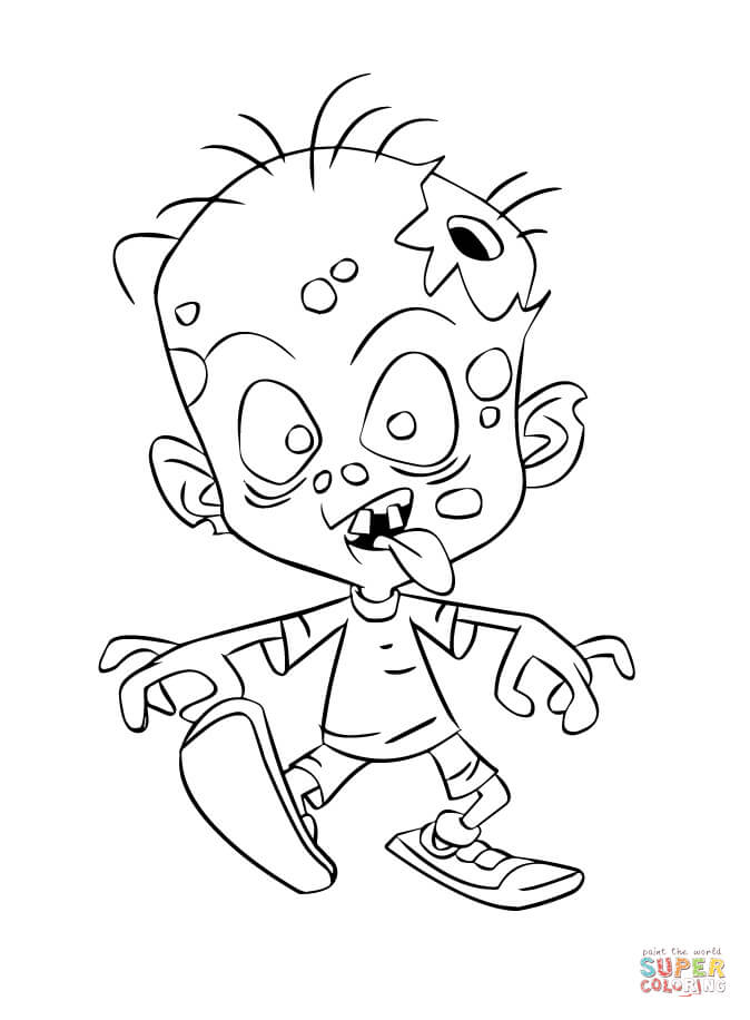 Zombies Coloring Pages 674x916 Zombies Coloring Pages