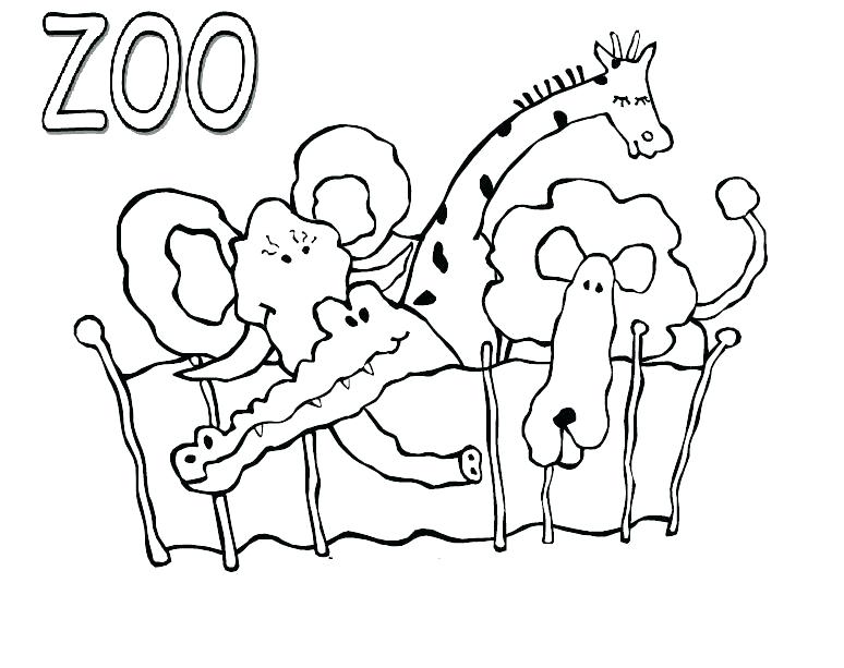 Free Preschool Coloring Pages Of Zoo Animals 5