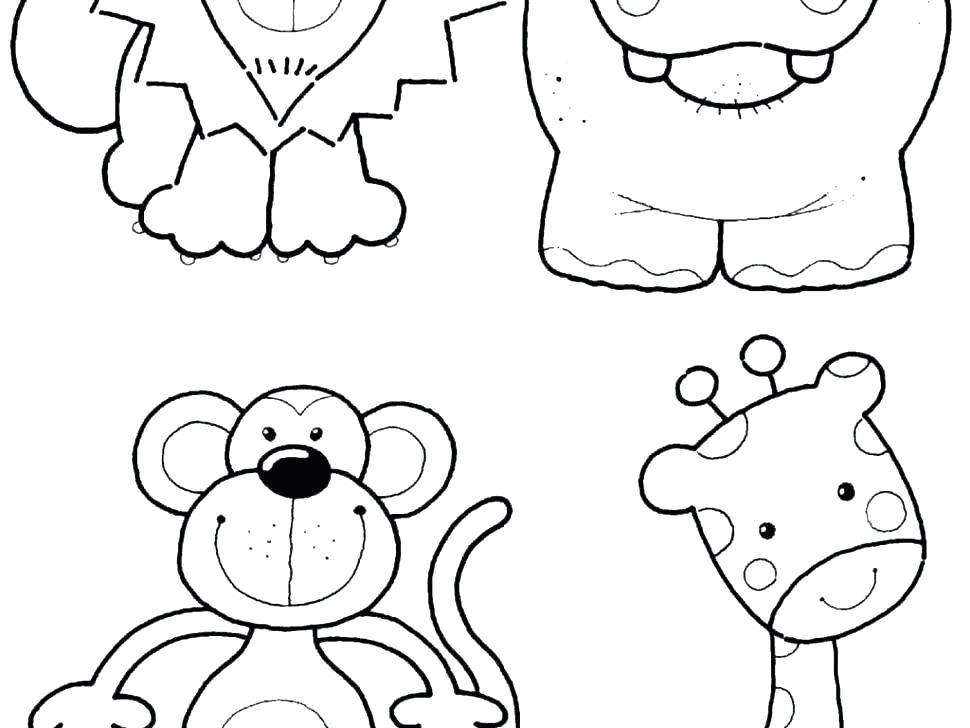 Preschool Coloring Pages Coloring Pages Of Zoo Animals Coloring 970x728 Preschool Coloring Pages Coloring Pages Of Zoo Animals Coloring