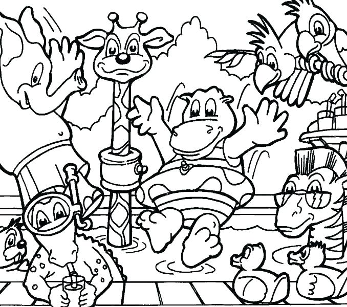 Zoo Animal Coloring Pages For Toddlers Unique Or Kindergarten 678x600 Zoo Animal Coloring Pages For Toddlers Unique Or Kindergarten