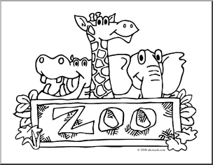 Clip Art Zoo Graphic Coloring Page Preview 1 Heather Zoo Animals 304x236 Clip Art Zoo Graphic Coloring Page Preview 1 Heather Zoo Animals