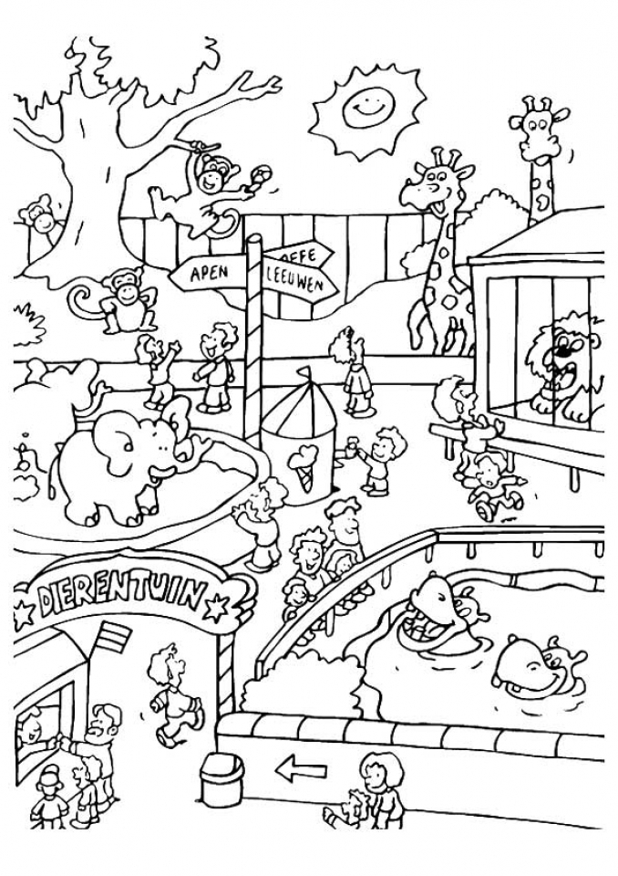 678x960 Z Is For Zoo Coloring Page Get This Easy Preschool Of Pages