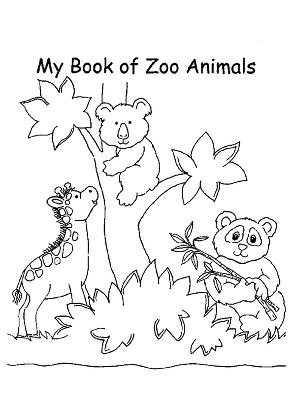 595x842 Zoo Coloring Pages Preschooler