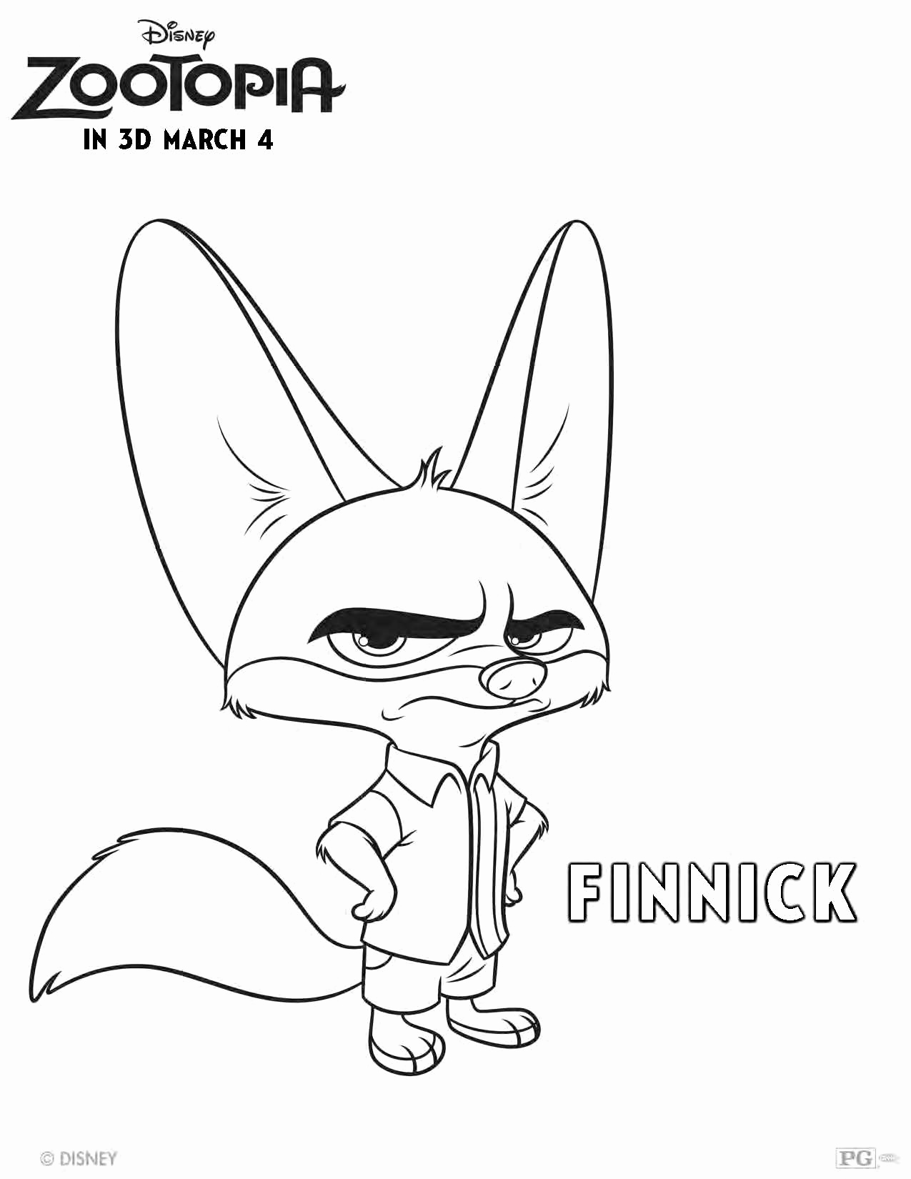 March Coloring Pages Inspirational Zootopia Coloring Pages 1275x1650 March Coloring Pages Inspirational Zootopia Coloring Pages