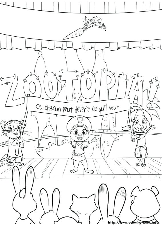 Zootopia Coloring Pages Printable Coloring Picture Zootopia 567x794 Zootopia Coloring Pages Printable Coloring Picture Zootopia