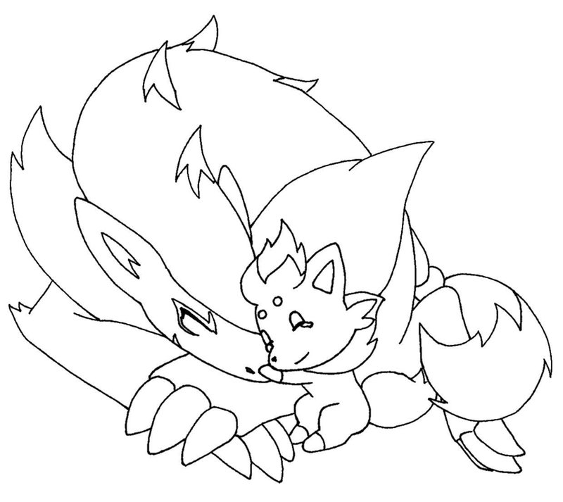 800x713 Pokemon Zorua Coloring Pages. Top 5 Pokemon Hacks (2014)