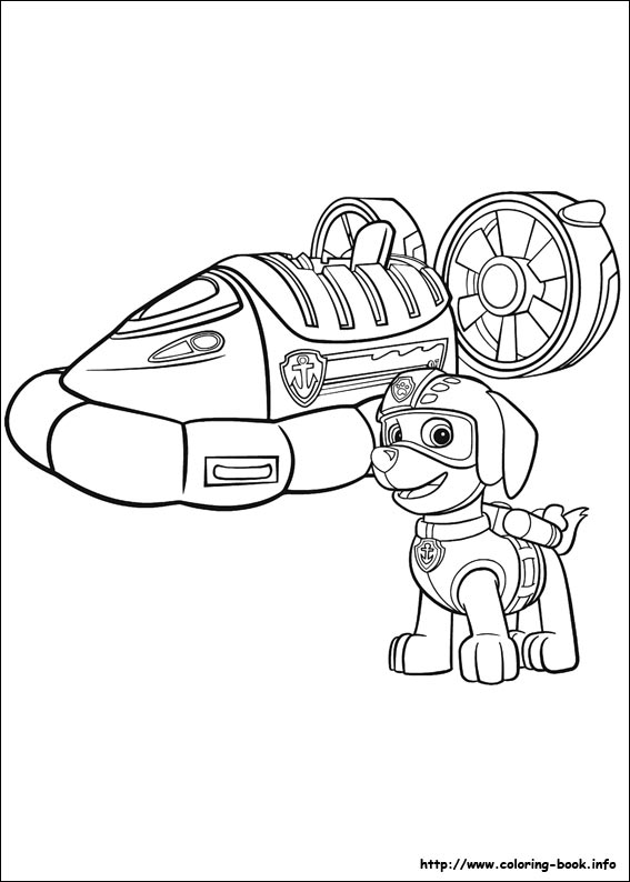 567x794 Paw Patrol Coloring Picture