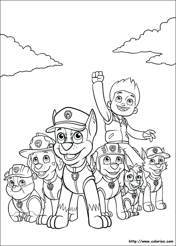 Zuma Paw Patrol Coloring Page at GetColorings.com | Free printable ...